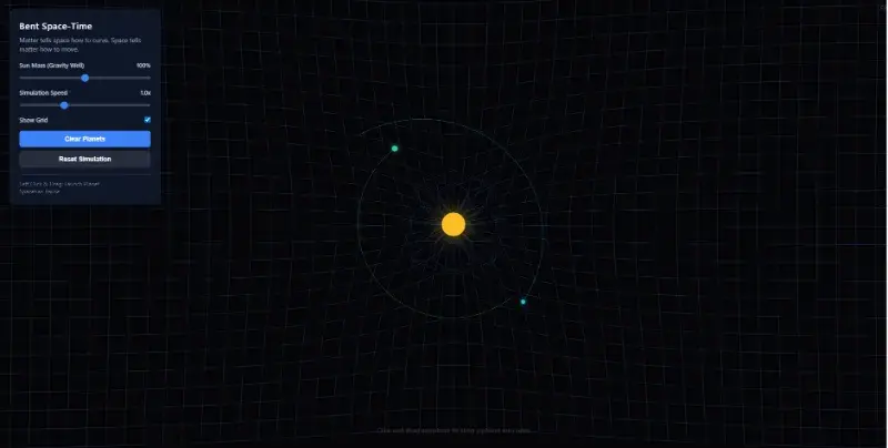 Newton vs Einstein Orbital Simulation